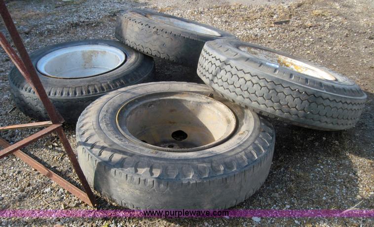 image for item 3167 (4) 10.00-22 wheels and tires