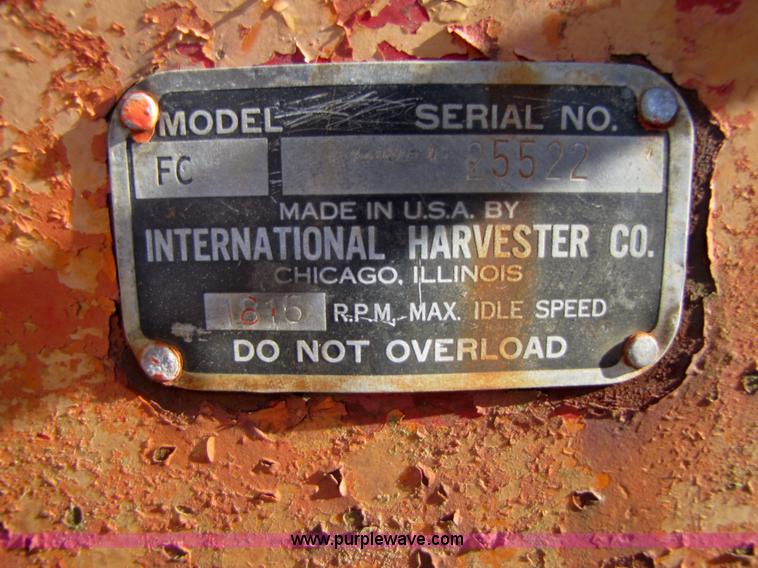 image for item 3574 1949 Farmall C tractor