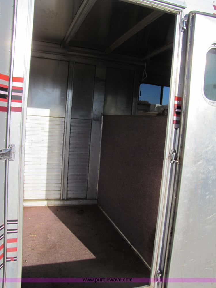 image for item 3580 1991 Sundowner 36' aluminum horse trailer