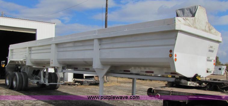 image for item 3605 1998 Lufkin ULDII-38 38' steel end dump trailer