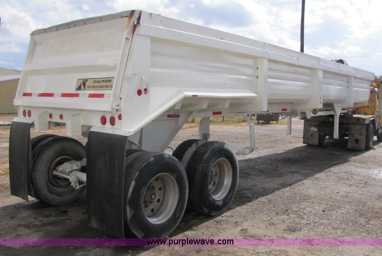 image for item 3605 1998 Lufkin ULDII-38 38' steel end dump trailer