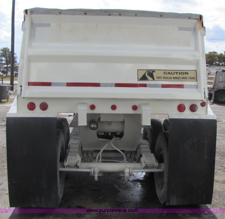 image for item 3605 1998 Lufkin ULDII-38 38' steel end dump trailer