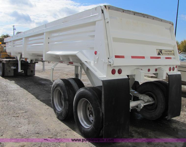 image for item 3605 1998 Lufkin ULDII-38 38' steel end dump trailer