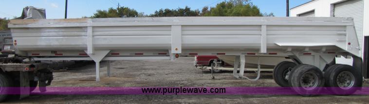 image for item 3605 1998 Lufkin ULDII-38 38' steel end dump trailer