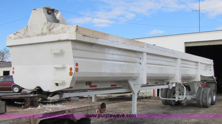 image for item 3605 1998 Lufkin ULDII-38 38' steel end dump trailer