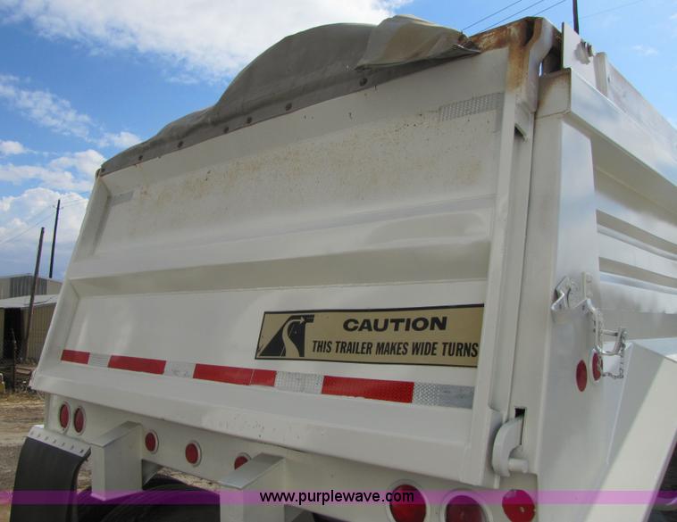image for item 3605 1998 Lufkin ULDII-38 38' steel end dump trailer