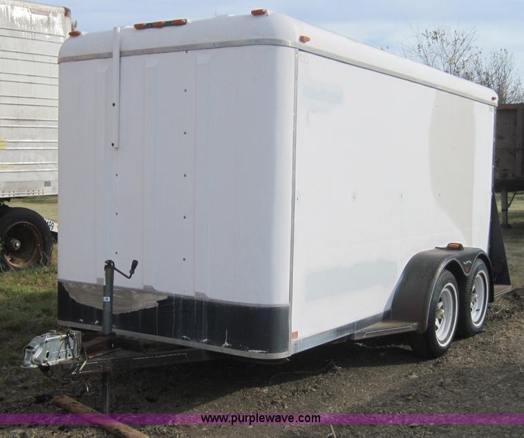 image for item 4322 1996 Blair 14' enclosed cargo trailer
