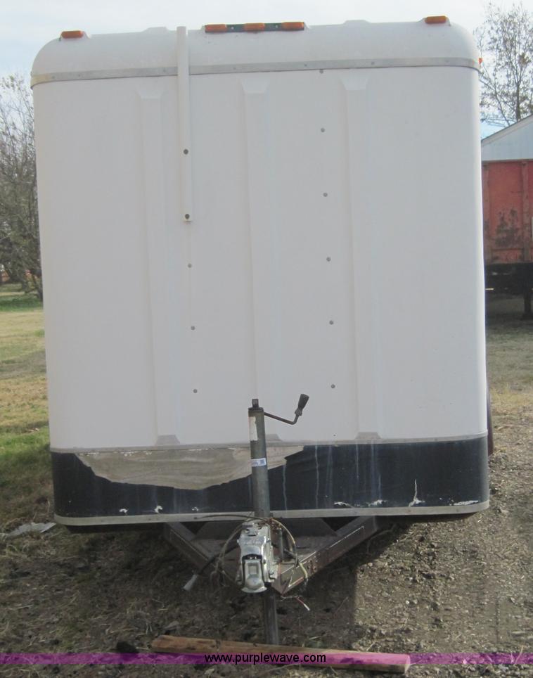 image for item 4322 1996 Blair 14' enclosed cargo trailer