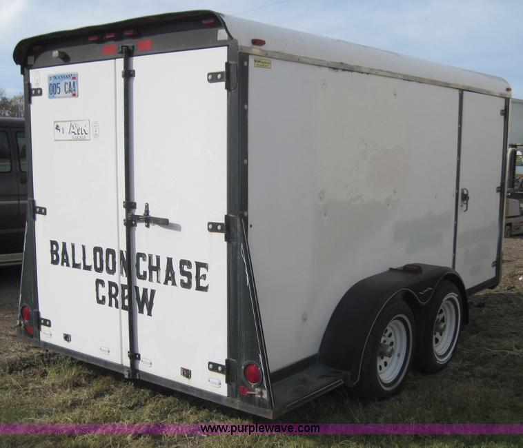 image for item 4322 1996 Blair 14' enclosed cargo trailer