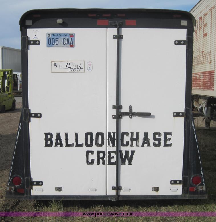 image for item 4322 1996 Blair 14' enclosed cargo trailer