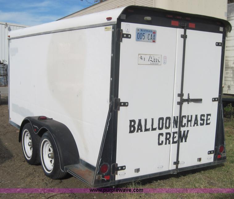 image for item 4322 1996 Blair 14' enclosed cargo trailer