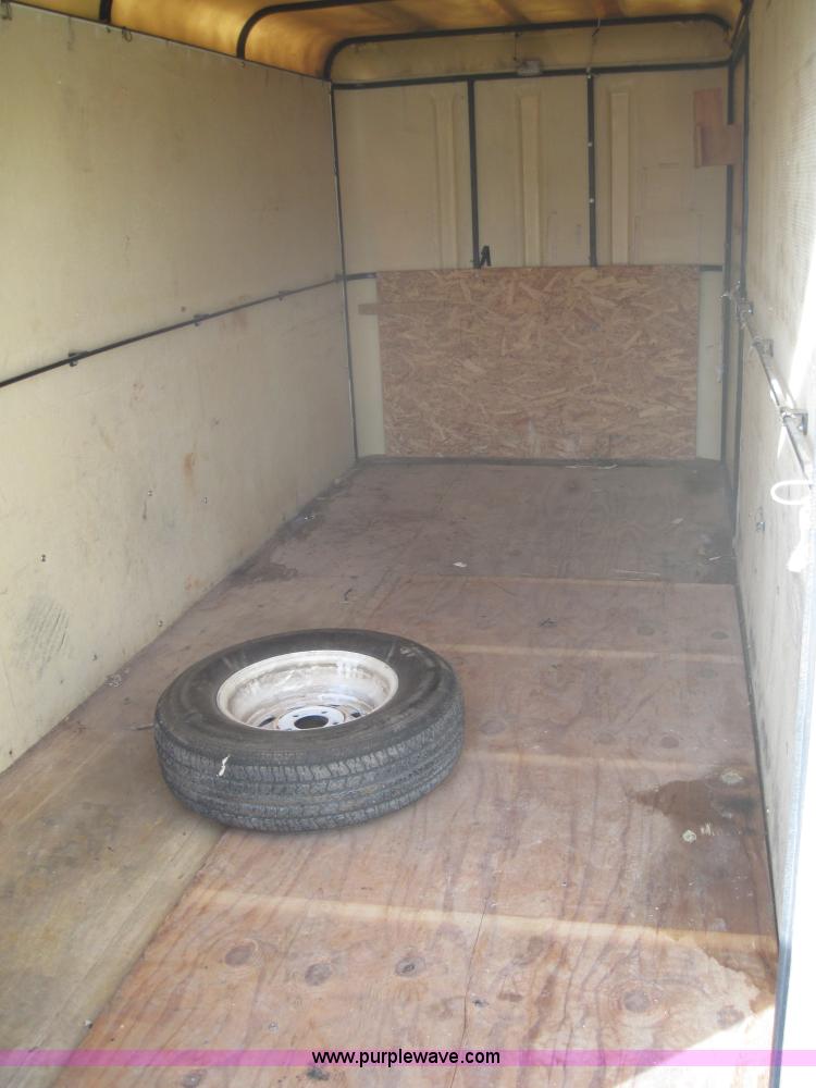image for item 4322 1996 Blair 14' enclosed cargo trailer