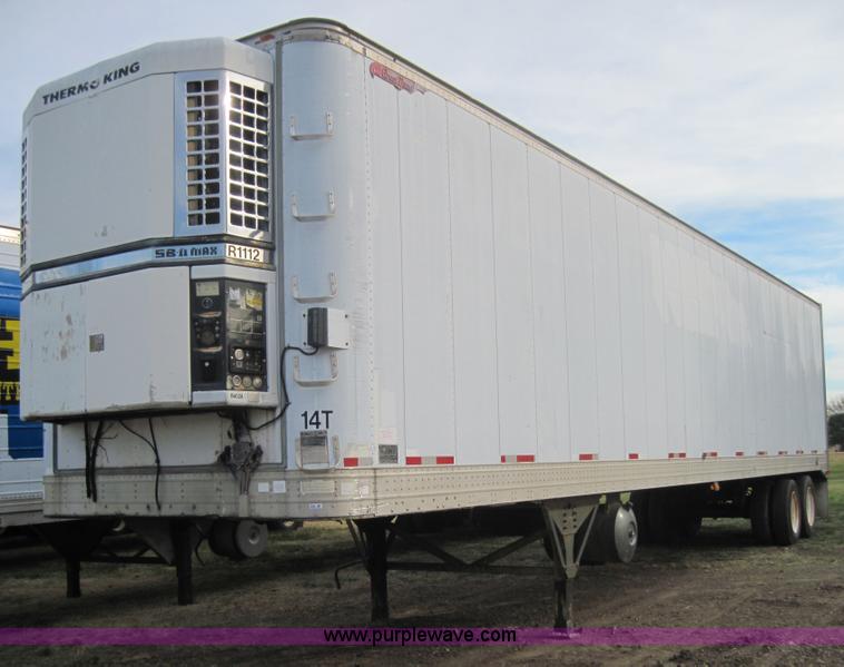 image for item 4326 1989 Great Dane 48' reefer semi trailer