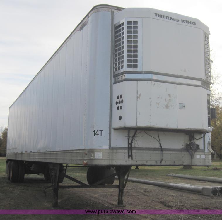 image for item 4326 1989 Great Dane 48' reefer semi trailer