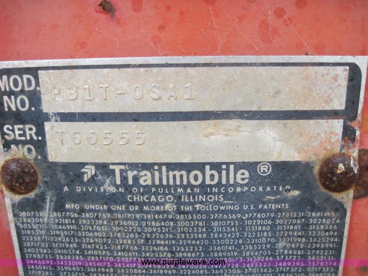 image for item 4329 1979 Trailmobile Pullman 42' flatbed trailer