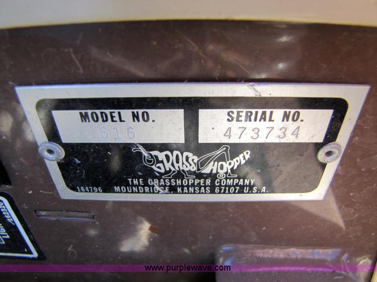 image for item 5151 Grasshopper 616 lawn mower