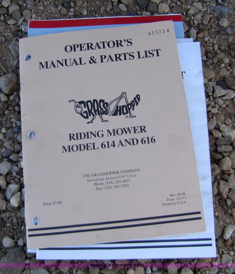 image for item 5151 Grasshopper 616 lawn mower