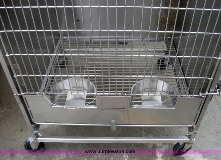 image for item 5212 Shor-Line stackable stainless steel dog crates