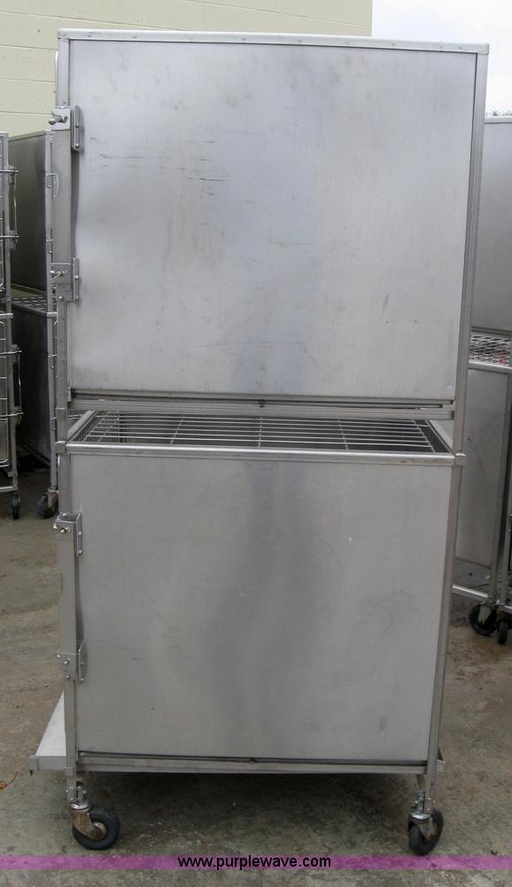 image for item 5213 Shor-Line stackable stainless steel dog crates