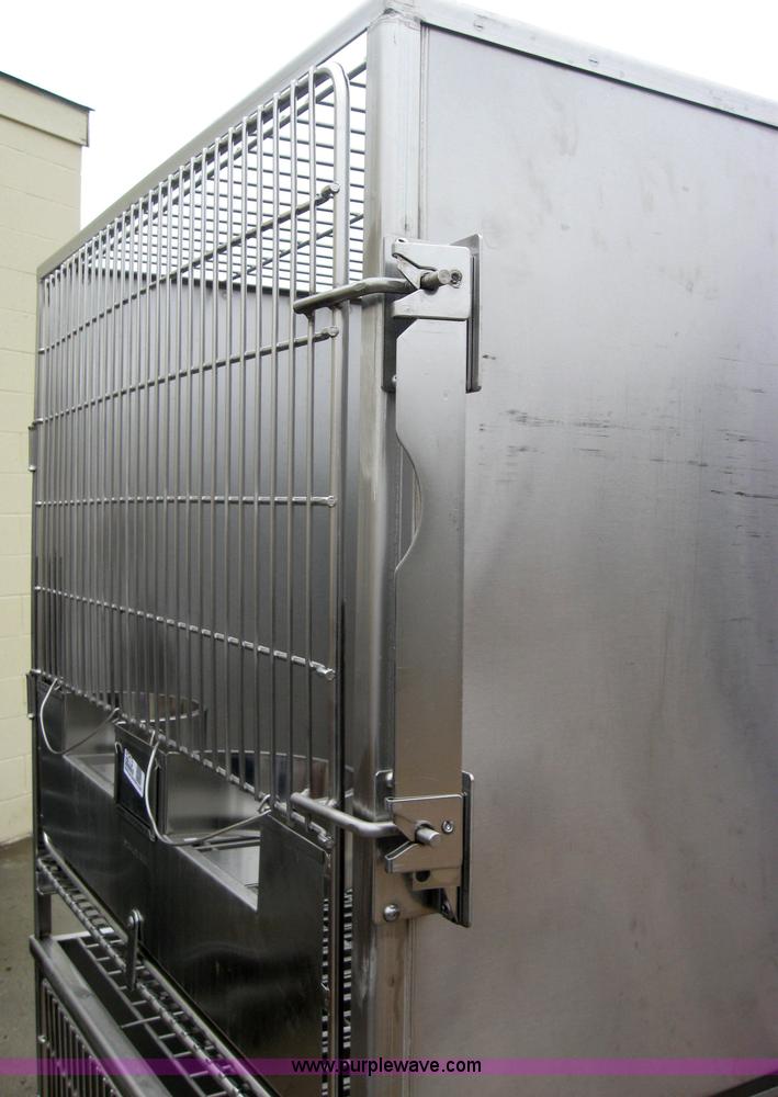 image for item 5213 Shor-Line stackable stainless steel dog crates