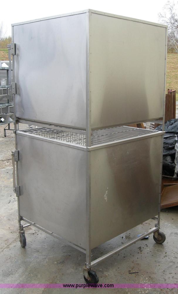 image for item 5214 Shor-Line stackable stainless steel dog crates