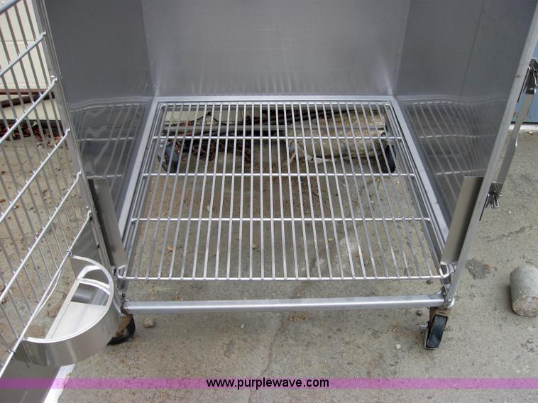 image for item 5215 Shor-Line stackable stainless steel dog crates