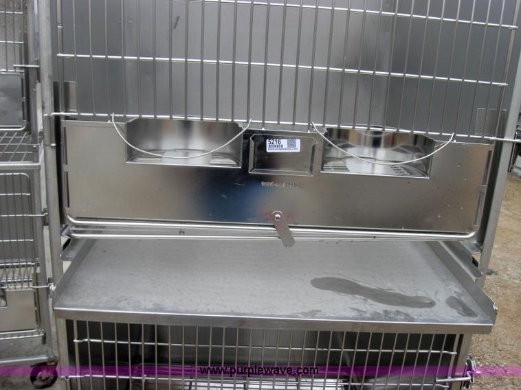 image for item 5216 Shor-Line stackable stainless steel dog crates