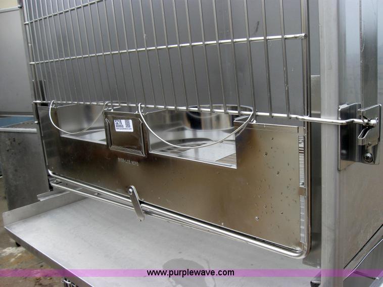 image for item 5216 Shor-Line stackable stainless steel dog crates