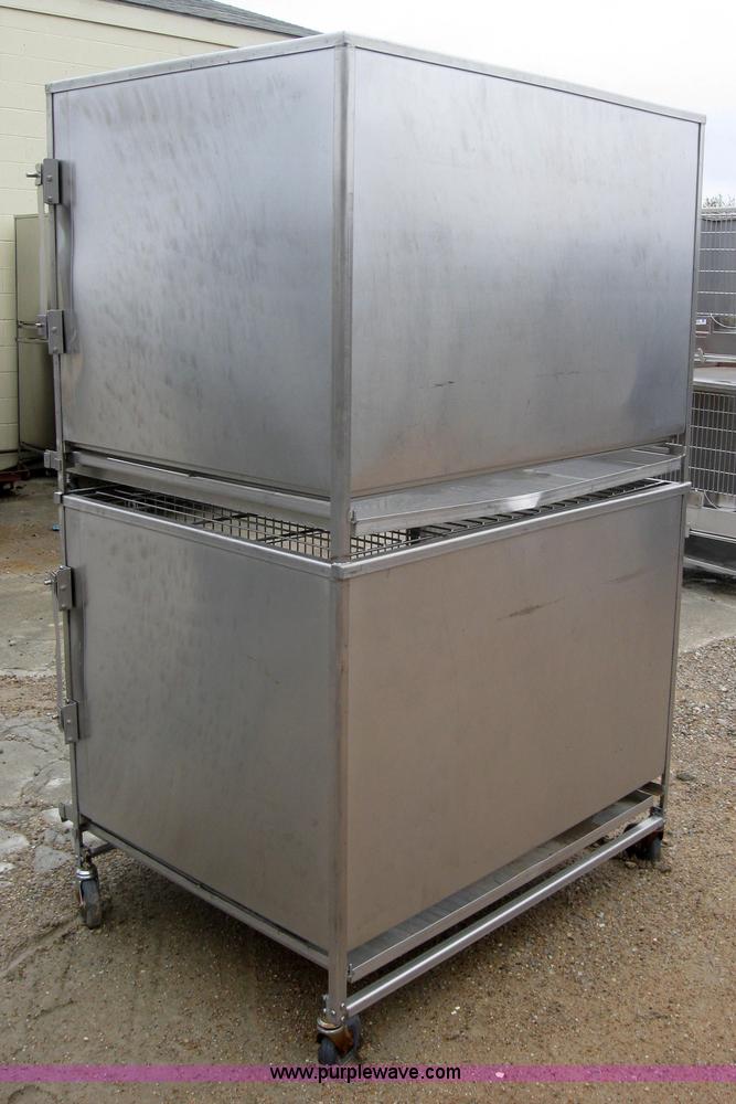 image for item 5217 Shor-Line stackable stainless steel dog crates