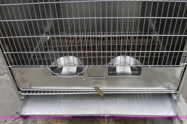 image for item 5218 Shor-Line stackable stainless steel dog crates