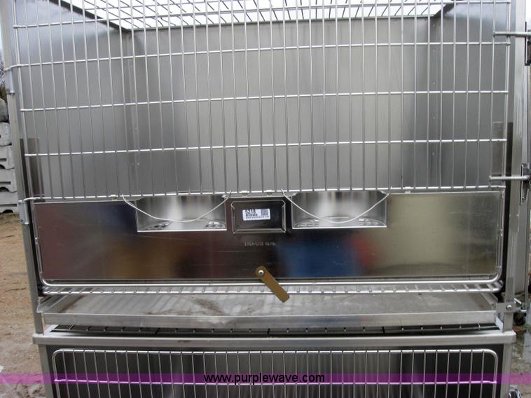 image for item 5218 Shor-Line stackable stainless steel dog crates