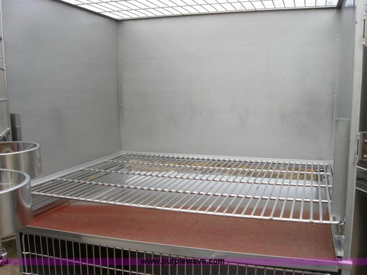 image for item 5219 Shor-Line stackable stainless steel dog crates