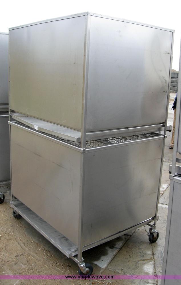 image for item 5220 Shor-Line stackable stainless steel dog crates