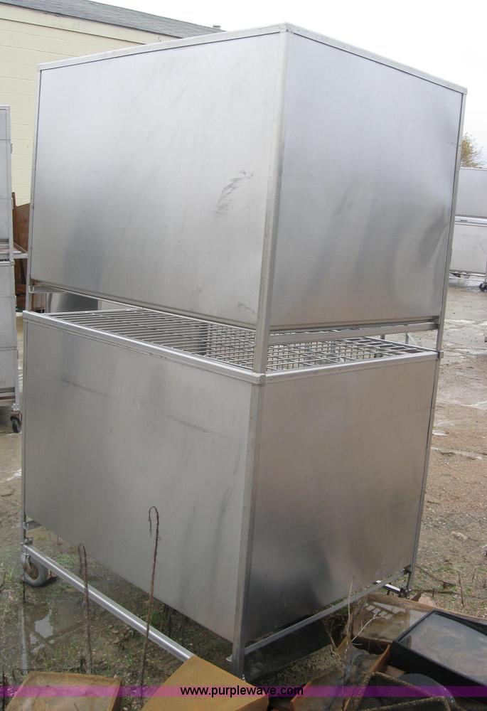 image for item 5222 Shor-Line stackable stainless steel dog crates