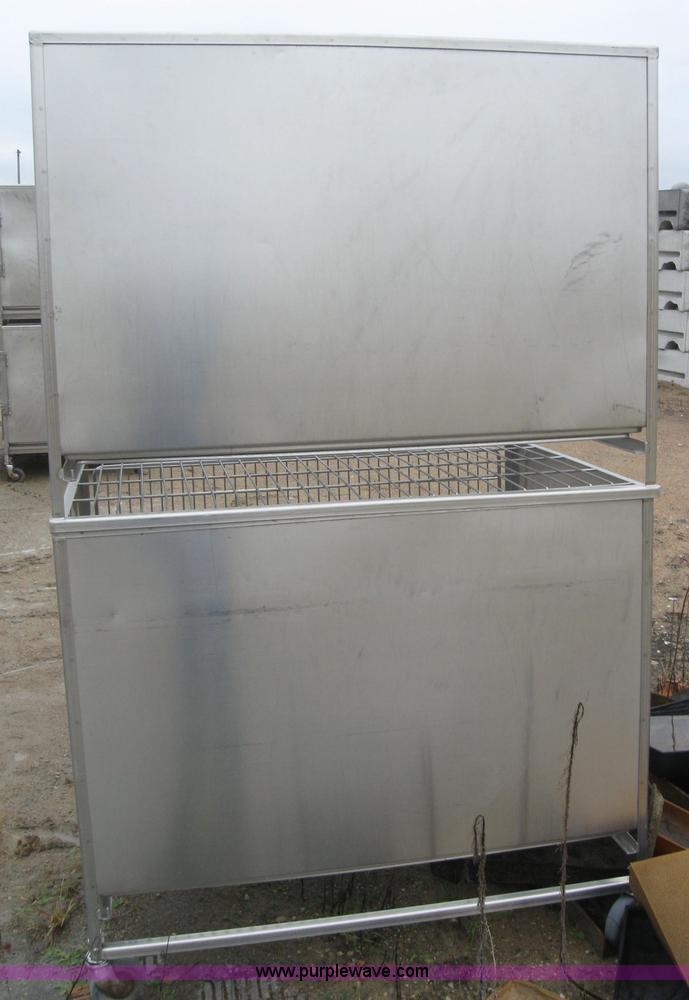 image for item 5222 Shor-Line stackable stainless steel dog crates