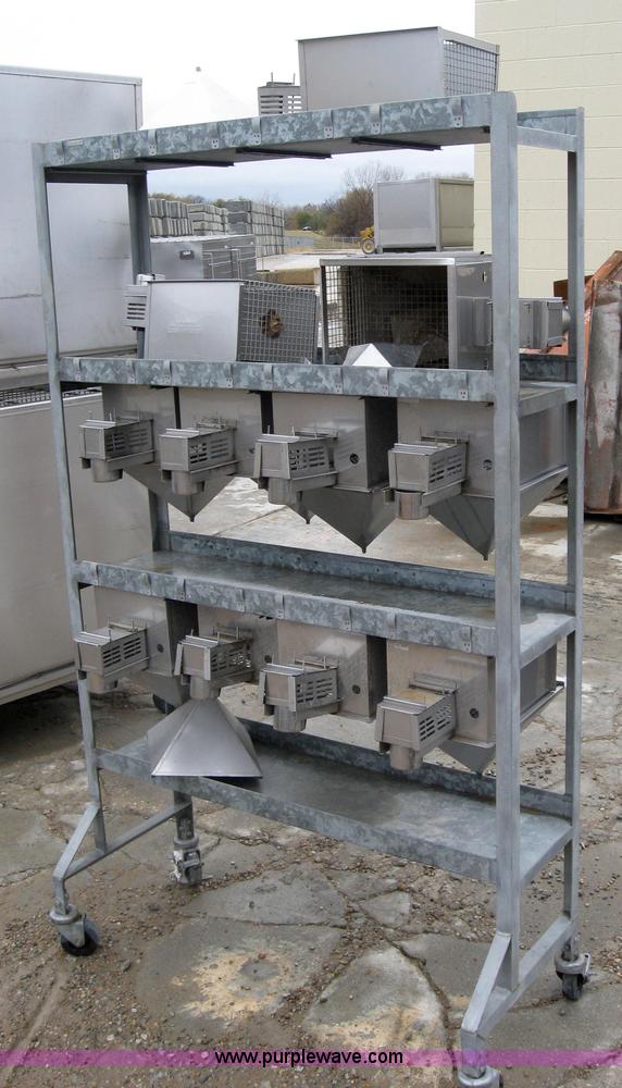 image for item 5223 Acme Metal Products 10 compartment small animal cage