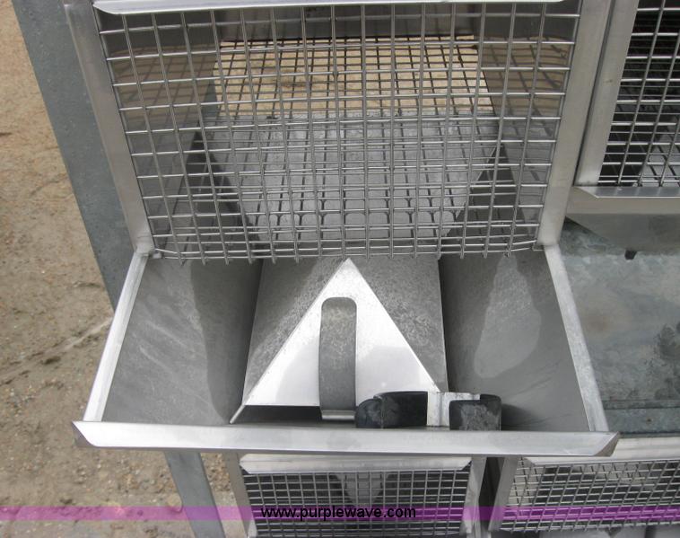 image for item 5223 Acme Metal Products 10 compartment small animal cage
