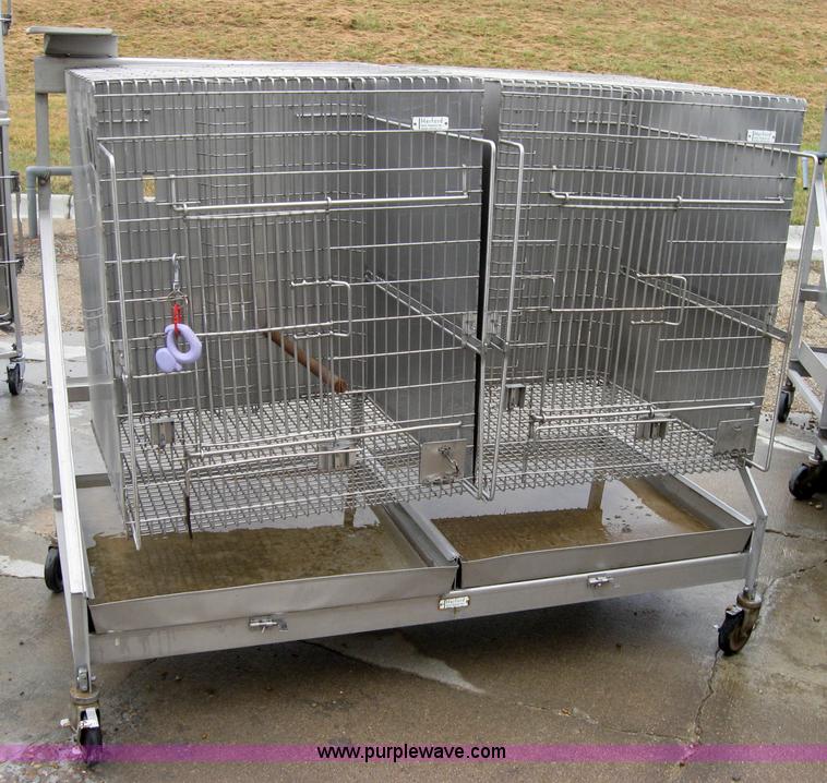 image for item 5224 Hartford stainless steel small animal crate