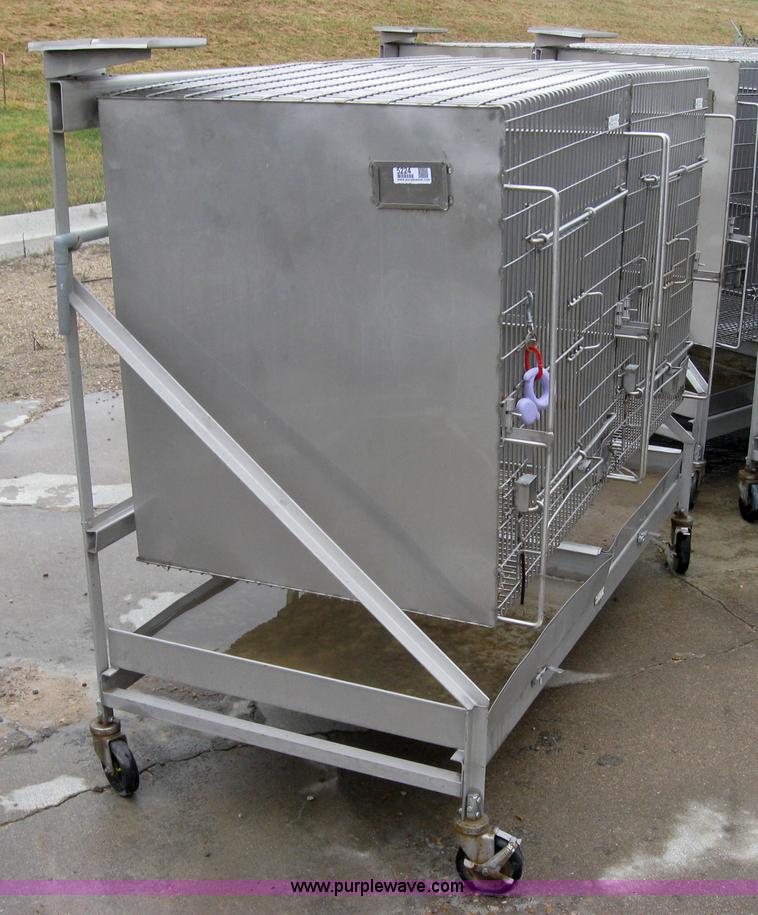 image for item 5224 Hartford stainless steel small animal crate