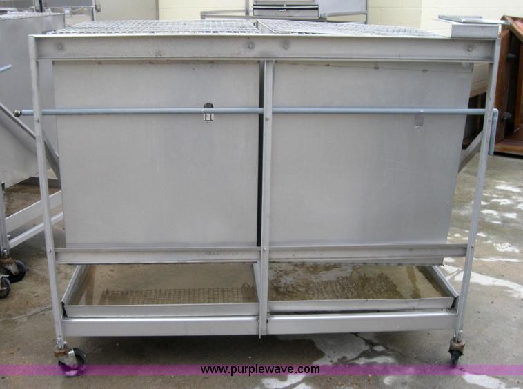 image for item 5224 Hartford stainless steel small animal crate