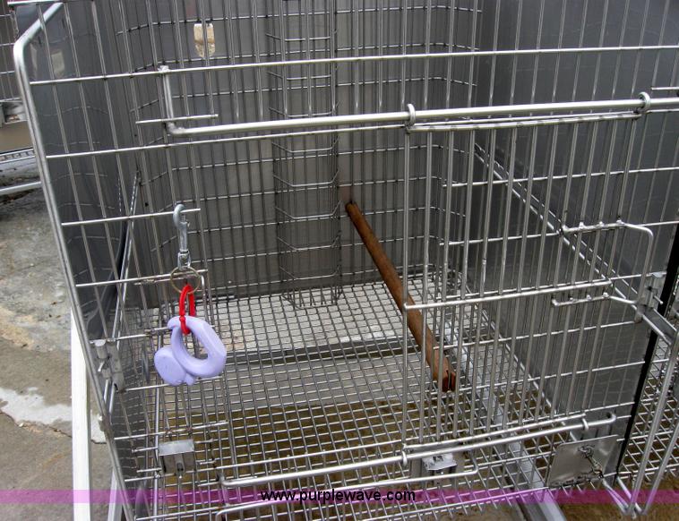 image for item 5224 Hartford stainless steel small animal crate