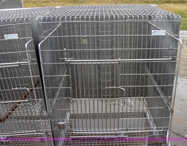 image for item 5224 Hartford stainless steel small animal crate