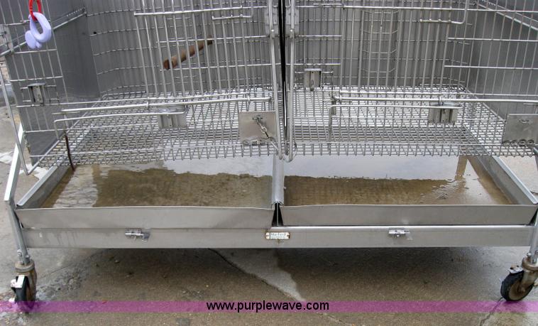 image for item 5224 Hartford stainless steel small animal crate