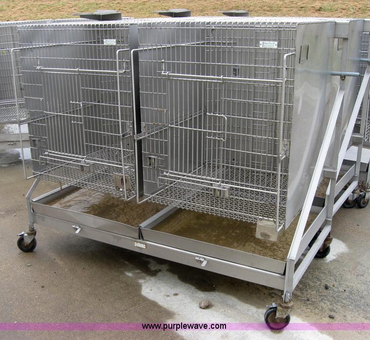 image for item 5225 Hartford stainless steel small animal crate