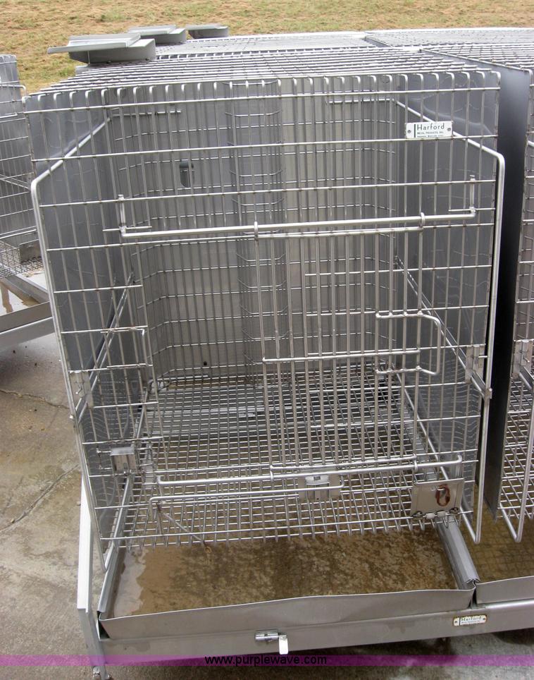 image for item 5225 Hartford stainless steel small animal crate
