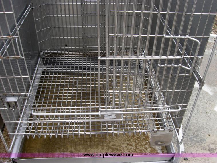 image for item 5225 Hartford stainless steel small animal crate
