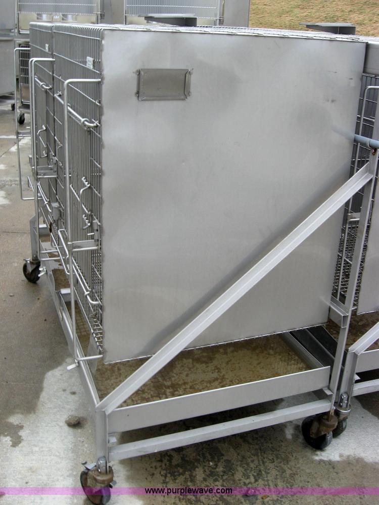 image for item 5225 Hartford stainless steel small animal crate