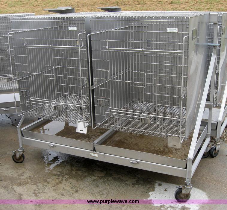 image for item 5226 Hartford stainless steel small animal crate