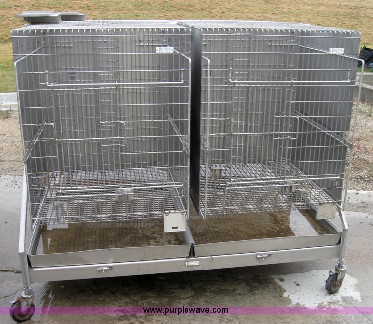 image for item 5226 Hartford stainless steel small animal crate