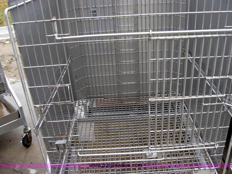 image for item 5226 Hartford stainless steel small animal crate